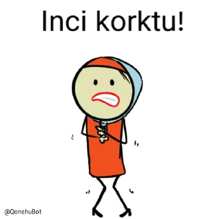 😰 emoji İnci @Qonshubot Telegram sticker 15 of 31