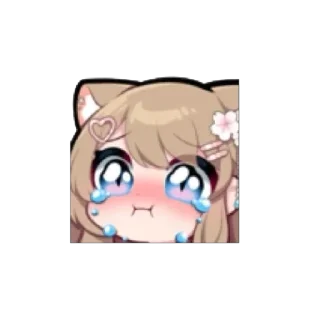 🤩 emoji ˗ˋʚ 𝐵𝑟𝑜𝑤𝑛 𝑔𝑖𝑟𝑙 ♡ @I1RRN ɞˊ˗ Telegram sticker 16 of 75