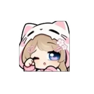 🤩 emoji ˗ˋʚ 𝐵𝑟𝑜𝑤𝑛 𝑔𝑖𝑟𝑙 ♡ @I1RRN ɞˊ˗ Telegram sticker 1 of 75