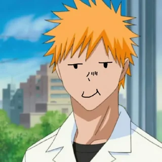 🙂 emoji Ichigo che Telegram sticker 11 of 13
