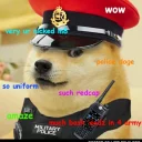 👮‍♂ emoji Doge Telegram sticker 19 of 57