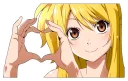 ❤ emoji Lucy Heartfilia Telegram sticker 15 of 27