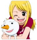 😍 emoji Lucy Heartfilia Telegram sticker 5 of 27