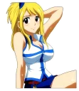 😚 emoji Lucy Heartfilia Telegram sticker 18 of 27