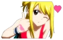 👍 emoji Lucy Heartfilia Telegram sticker 7 of 27