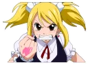 😡 emoji Lucy Heartfilia Telegram sticker 11 of 27