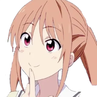 😗 emoji Aho girl [@galeries25] Telegram sticker 10 of 16
