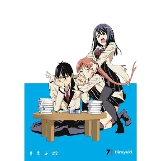 😜 emoji Aho girl [@galeries25] Telegram sticker 16 of 16