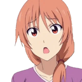 😯 emoji Aho girl [@galeries25] Telegram sticker 5 of 16