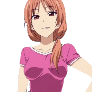😏 emoji Aho girl [@galeries25] Telegram sticker 6 of 16