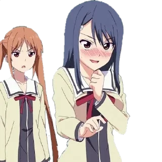 😅 emoji Aho girl [@galeries25] Telegram sticker 11 of 16