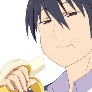 😏 emoji Aho girl [@galeries25] Telegram sticker 12 of 16
