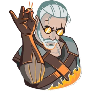 🔥 emoji Witcher 3 Telegram sticker 10 of 46