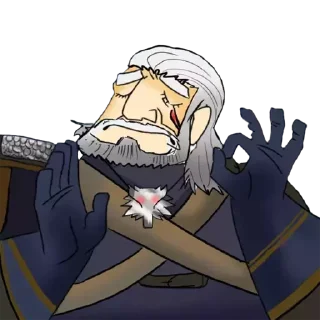 👌 emoji Witcher 3 Telegram sticker 12 of 46