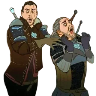😨 emoji Witcher 3 Telegram sticker 15 of 46