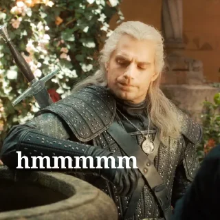 Sticker from The Witcher @its_Ashi
