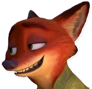 Sticker from Nick Wilde