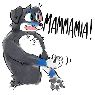 Sticker from Luca
