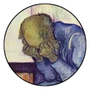 Sticker from famous paintings