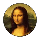 Sticker from famous paintings