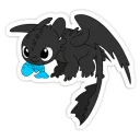 🐟 emoji Toothless Telegram sticker 12 of 21
