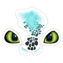 👀 emoji Toothless Telegram sticker 16 of 21