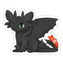 😉 emoji Toothless Telegram sticker 17 of 21