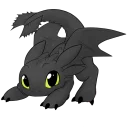 ☺️ emoji Toothless Telegram sticker 2 of 21