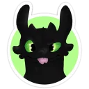 🐝 emoji Toothless Telegram sticker 15 of 21