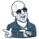 Sticker from Famous Characters