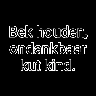 Sticker from Mengelmoesje zo in je poesje