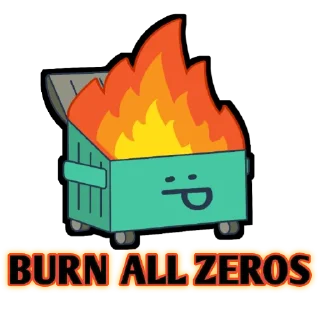 Sticker from DUMPSTER FIRE