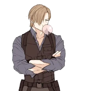 😑 emoji Resident Evil @Nekostickerss Telegram sticker 24 of 108