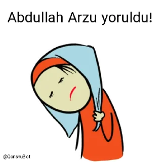 😣 emoji Abdullah Arzu @Qonshubot Telegram sticker 9 of 31