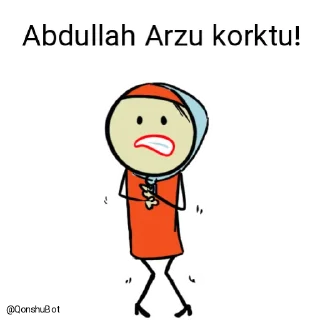 😰 emoji Abdullah Arzu @Qonshubot Telegram sticker 15 of 31