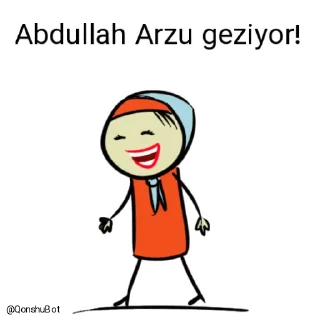 🚶‍♂️ emoji Abdullah Arzu @Qonshubot Telegram sticker 10 of 31