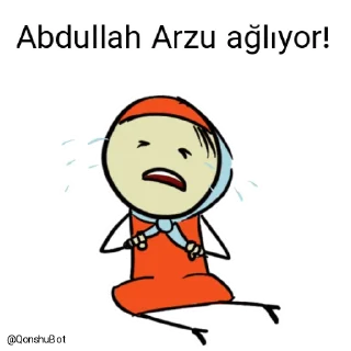 😭 emoji Abdullah Arzu @Qonshubot Telegram sticker 14 of 31