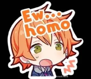 Sticker from Homo