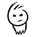 😠 emoji Qonshu - Ruh(Ghost) Telegram sticker 7 of 28