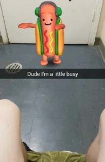 Sticker from Dancing Hot Dog