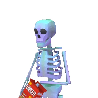 💀 emoji 𝗆𝗈𝗈𝖽 𝗌𝗄𝗎𝗅𝗅 ꧇ @XonicThemes Telegram sticker 18 of 20