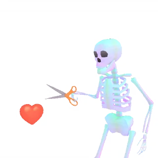 💀 emoji 𝗆𝗈𝗈𝖽 𝗌𝗄𝗎𝗅𝗅 ꧇ @XonicThemes Telegram sticker 11 of 20