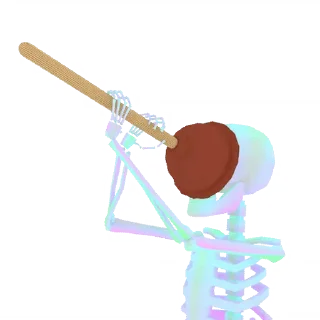 💀 emoji 𝗆𝗈𝗈𝖽 𝗌𝗄𝗎𝗅𝗅 ꧇ @XonicThemes Telegram sticker 9 of 20