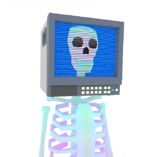 💀 emoji 𝗆𝗈𝗈𝖽 𝗌𝗄𝗎𝗅𝗅 ꧇ @XonicThemes Telegram sticker 4 of 20