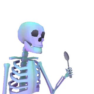 💀 emoji 𝗆𝗈𝗈𝖽 𝗌𝗄𝗎𝗅𝗅 ꧇ @XonicThemes Telegram sticker 15 of 20
