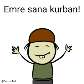🤗 emoji Emre @Qonshubot Telegram sticker 18 of 31