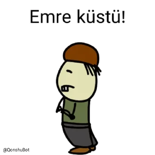 😒 emoji Emre @Qonshubot Telegram sticker 13 of 31
