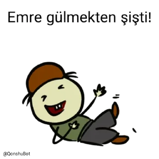 🤣 emoji Emre @Qonshubot Telegram sticker 23 of 31