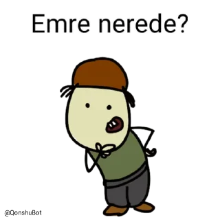🤔 emoji Emre @Qonshubot Telegram sticker 5 of 31