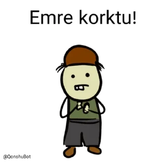 😰 emoji Emre @Qonshubot Telegram sticker 15 of 31